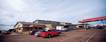 The Hopi Travel Plaza truck stop on Interstae Highway 40 is about 90 miles west of Gallup near Holbrook, Ariz., in this file photo taken Jan. 7, 2010. &copy; 2011 Gallup Independent / Cable Hoover 